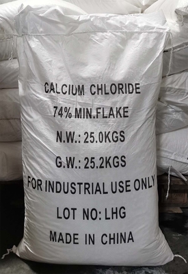 10035-04-8 Farklı Paketlerde Kalsiyum Klorür Dihidrat 1000kg / Torba CaCl2 Gevreği