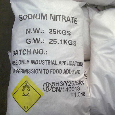 İnorganik Bileşik Sodyum Nitrat %99 Kristal Toz NaNO3 OHSAS18001