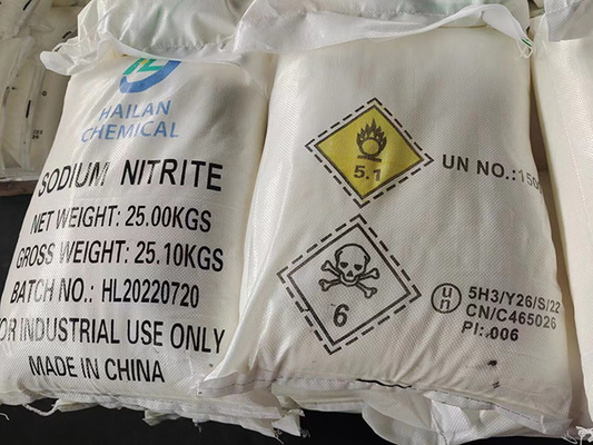 Antiseptik olarak kullanılır NaNO2 Sodyum Nitrite Beyaz Kristal