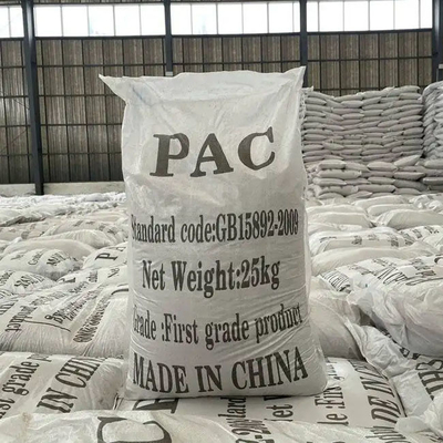 25 KG/BAG PAC Polyaluminyum klorür Su Arıtma için Sarı Toz