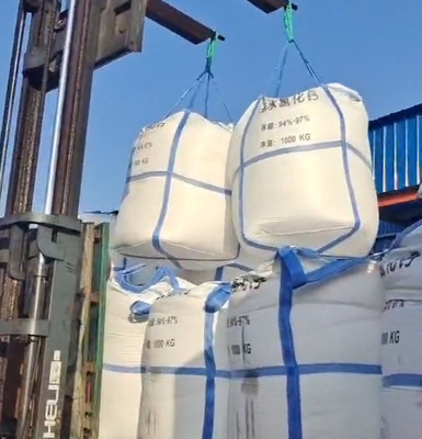 Endüstriyel Kalite CaCL2 Kalsiyum Klorür Beyaz Küresel 10043-52-4 94% 1000 KG