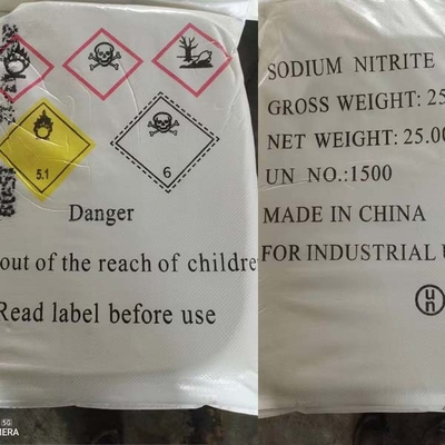 % 99 Saflık Sodyum Nitrite Tozu Baskı ve Renkleme Uygulamaları İçin Suda Çözünür