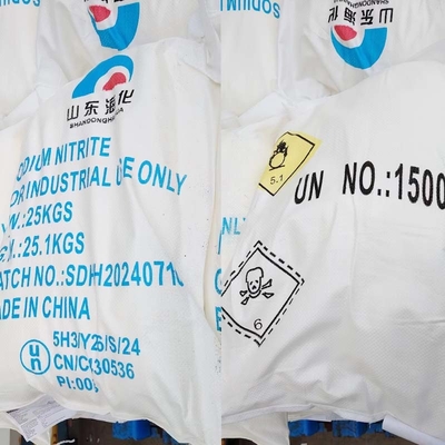 NaNO2 Metal Isı Tedavisi Ajansı Olarak Kullanılan Sodyum Nitrit 25 KG / BAG