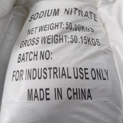 GB/T 4553-2016 NaNO3 Sodyum Nitrate 25 KG / BAG Cam ve Patlayıcılar için