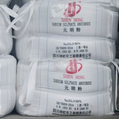 1200 KG / BAG Glauber Tuzu Na2so4 Sodyum Sülfat Suz 99% Temizleyici ve Cam için Fiyat