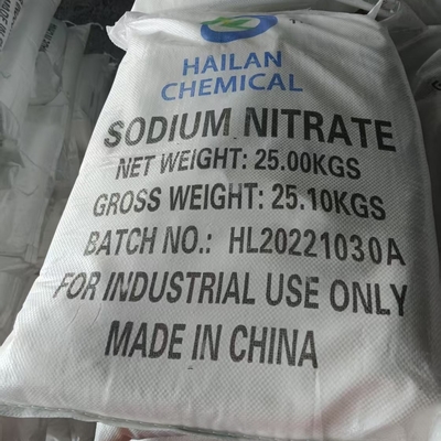 NaNO3 Sodyum Nitrate 27 MT / 20 GP Paketi 25 KG / BAG Korozyon Engelleyici için kullanılır
