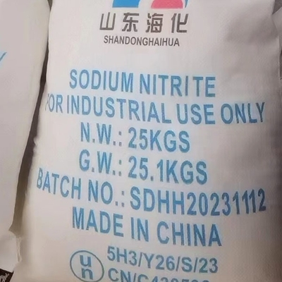 NaNO2 Metal Isı Tedavisi Ajansı Olarak Kullanılan Sodyum Nitrit 25 KG / BAG