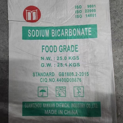 NaHCO3 Sodyum Bikarbonat Soda 25 KG / BAG Beyaz toz Gıda sınıfı