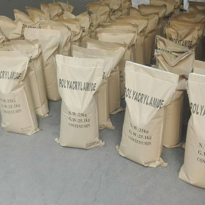 25 KG/BAG PAM Polyacrylamide Beyaz Parçacık CAS 9003-05-8 Su Arıtma için Kullanılır